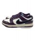 NIKE (ナイキ) Dunk Low Chenille Swoosh パープル×ホワイト サイズ:SIZE 27.5cm：5000円