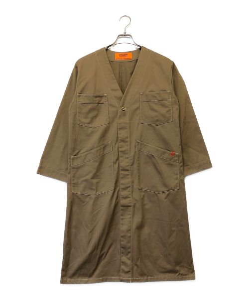 UNIVERSAL OVERALL（ユニバーサルオーバーオール）UNIVERSAL OVERALL (ユニバーサルオーバーオール) コート ブラウン サイズ:SIZEFreeの古着・服飾アイテム