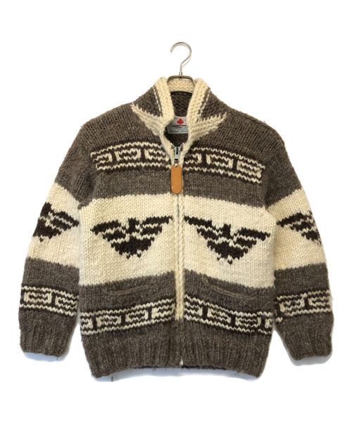 CANADIAN SWEATER（カナディアンセーター）CANADIAN SWEATER (カナディアンセーター) カウチンニットカーディガン ベージュ サイズ:不明の古着・服飾アイテム