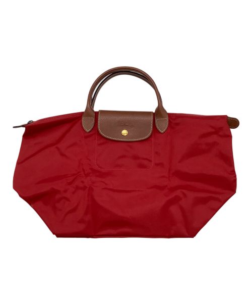 LONGCHAMP（ロンシャン）LONGCHAMP (ロンシャン) 折りたたみバッグ レッドの古着・服飾アイテム