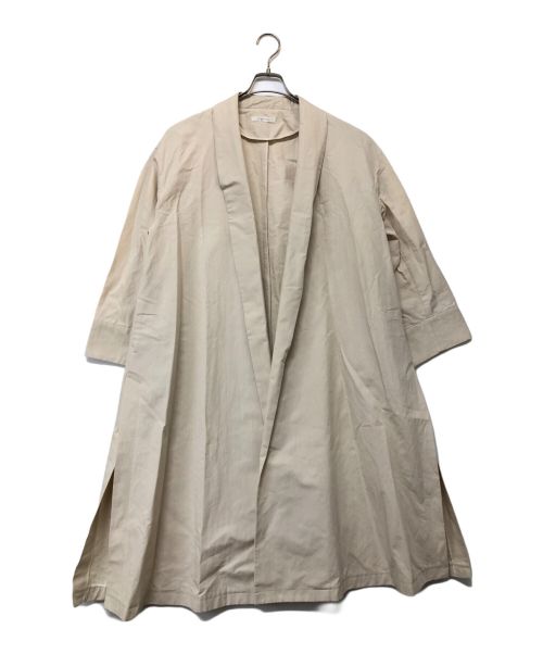 Plage（プラージュ）Plage (プラージュ) ショールカラーフレアコート ベージュ サイズ:SIZE 36の古着・服飾アイテム