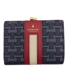 LANVIN（ライバン）の古着「フェリアパース」｜ネイビー×レッド