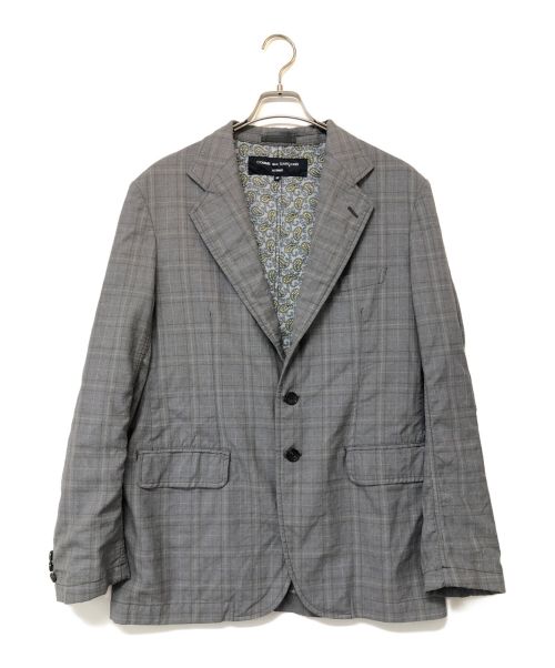 COMME des GARCONS HOMME（コムデギャルソン オム）COMME des GARCONS HOMME (コムデギャルソン オム) テーラードジャケット グレー サイズ:SIZE Mの古着・服飾アイテム