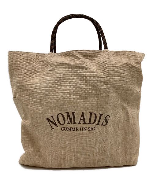 NOMADIS（ノマディス）NOMADIS (ノマディス) 編込みバッグ ベージュの古着・服飾アイテム