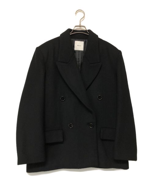 Spick and Span（スピックアンドスパン）Spick and Span (スピックアンドスパン) ダブルブレストコート ブラック サイズ:38の古着・服飾アイテム