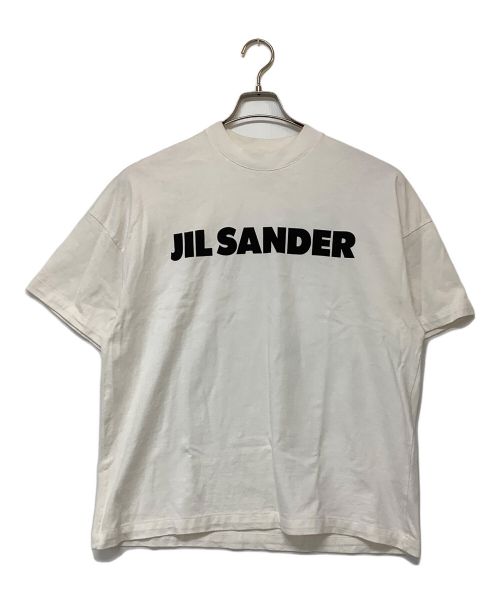 JIL SANDER（ジルサンダー）JIL SANDER (ジルサンダー) ロゴプリントTシャツ ホワイト サイズ:XSの古着・服飾アイテム