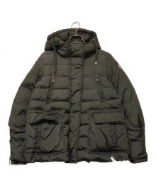 MONCLER（モンクレール）の古着「ダウンジャケット」｜ブラック×ブラウン