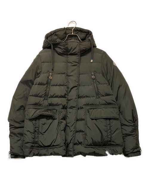 MONCLER（モンクレール）MONCLER (モンクレール) ダウンジャケット ブラック×ブラウン サイズ:2の古着・服飾アイテム