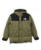 THE NORTH FACEザ ノース フェイス）の古着「マウンテンダウンジャケット」｜カーキ×ブラック