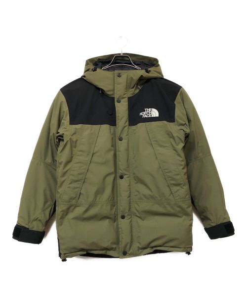 THE NORTH FACE（ザ ノース フェイス）THE NORTH FACE (ザ ノース フェイス) マウンテンダウンジャケット カーキ×ブラック サイズ:Mの古着・服飾アイテム