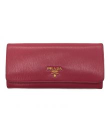 PRADA（プラダ）の古着「長財布」｜ピンク