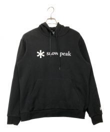 Snow peak（スノーピーク）の古着「プリントスウェット」｜ブラック