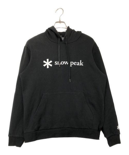 Snow peak（スノーピーク）snow peak (スノーピーク) プリントスウェット ブラック サイズ:Lの古着・服飾アイテム