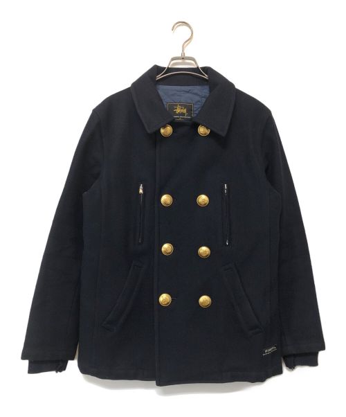 stussy（ステューシー）stussy (ステューシー) Pコート ネイビー サイズ:SIZE Mの古着・服飾アイテム