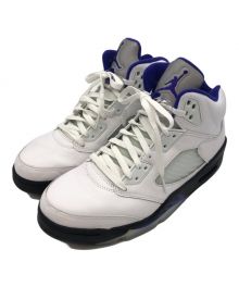 NIKE（ナイキ）の古着「AIR JORDAN 5 RETRO DARK CONCORD」｜ホワイト×パープル