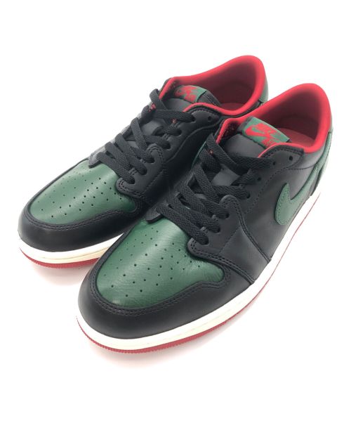 NIKE（ナイキ）NIKE (ナイキ) AIR JORDAN1 RETRO LOW　スニーカー グリーン×ブラック サイズ:SIZE 28cmの古着・服飾アイテム