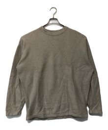 Ron Herman×barefoot dreams（ロンハーマン×ベアフットドリームス）の古着「RH Logo Crew Neck Pullover」｜ベージュ