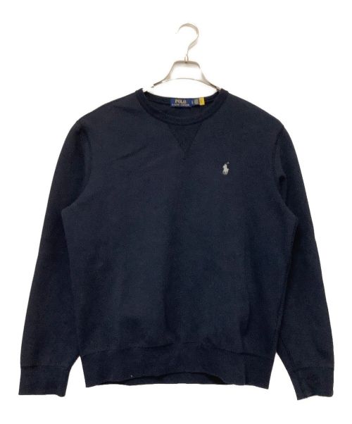 POLO RALPH LAUREN（ポロ・ラルフローレン）POLO RALPH LAUREN (ポロ・ラルフローレン) V字ガゼットトレーナー ネイビー サイズ:Ｌの古着・服飾アイテム