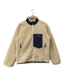 Patagonia（パタゴニア）の古着「CLASSIC RETRO X JACKET」｜ベージュ×ネイビー