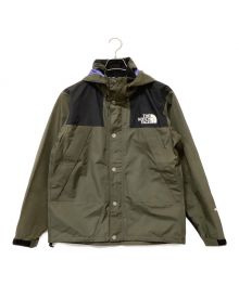 THE NORTH FACE（ザ ノース フェイス）の古着「マウンテンレインテックスジャケット」｜グリーン×ブラック