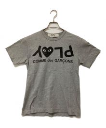 PLAY COMME des GARCONS（プレイ コムデギャルソン）の古着「半袖カットソー」｜グレー