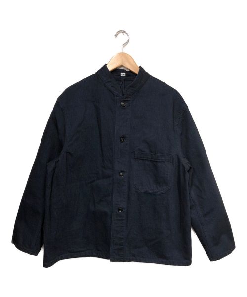 Ets MATERIAUX（マテリオ）Ets MATERIAUX (マテリオ) スタンドカラーコックジャケット インディゴ サイズ:1の古着・服飾アイテム