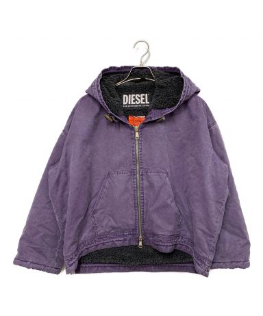 【中古・古着通販】DIESEL (ディーゼル) ボアパーカージャケット バイオレット サイズ:XS｜ブランド・古着通販 トレファク公式【TREFAC  FASHION】スマホサイト