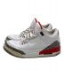 NIKE (ナイキ) AIR JORDAN 3 RETRO ホワイト×レッド サイズ:26：12000円