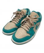 NIKEナイキ）の古着「WMNS Air Jordan 1 Low」｜ブルー×ベージュ