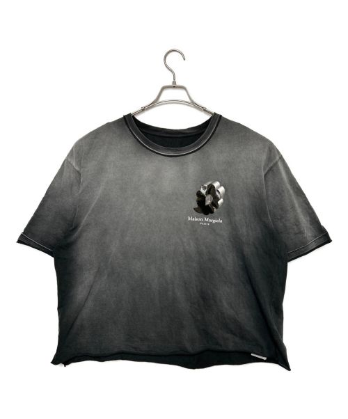 Maison Margiela（メゾンマルジェラ）Maison Margiela (メゾンマルジェラ) ウォッシュドカットオフTシャツ グレー サイズ:size Lの古着・服飾アイテム