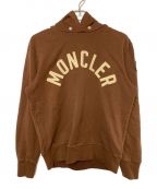 MONCLERモンクレール）の古着「カレッジロゴ スウェットパーカー」｜ブラウン