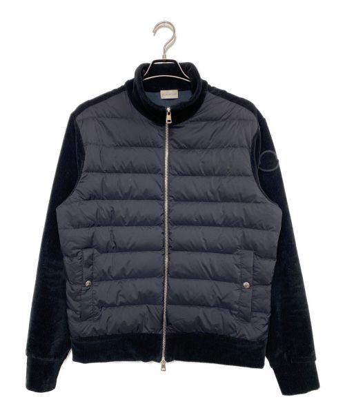 MONCLER（モンクレール）MONCLER (モンクレール) ダウンカーディガン ブラック サイズ:SIZE Mの古着・服飾アイテム