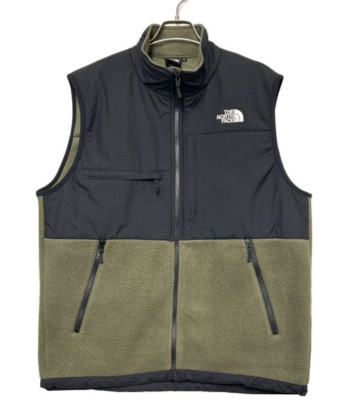 THE NORTH FACE（ザ ノース フェイス）THE NORTH FACE (ザ ノース フェイス) Denali Vest/デナリベスト ブラック×オリーブ サイズ:size Lの古着・服飾アイテム