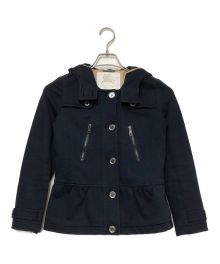 BURBERRY CHILDREN（バーバリー チルドレン）の古着「ペプラムジャケット」｜ネイビー