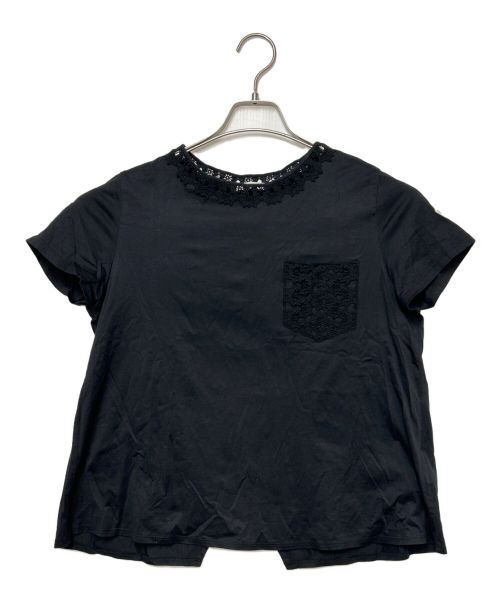 MONCLER（モンクレール）MONCLER (モンクレール) カットソー ブラック サイズ:size Mの古着・服飾アイテム