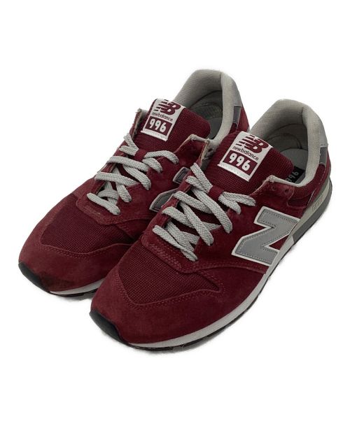 NEW BALANCE（ニューバランス）NEW BALANCE (ニューバランス) ローカットスニーカー レッド サイズ:US 9の古着・服飾アイテム