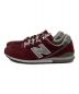 NEW BALANCE (ニューバランス) ローカットスニーカー レッド サイズ:US 9：5000円