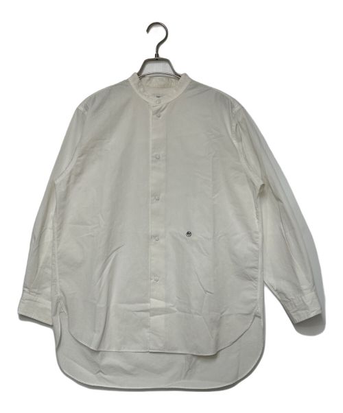 nanamica（ナナミカ）nanamica (ナナミカ) Band Collar Wind Shirt ホワイト サイズ:WSの古着・服飾アイテム