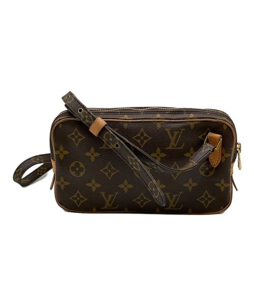 LOUIS VUITTON（ルイ ヴィトン）LOUIS VUITTON (ルイ ヴィトン) ポシェット・マルリーバンドリエール ブラウンの古着・服飾アイテム