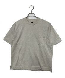 BATONER（バトナ―）の古着「STANDING KNIT CREW NECK T-SHIRT」｜アイボリー