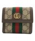 GUCCI（グッチ）の古着「2つ折り財布」｜ブラウン