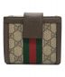 GUCCI (グッチ) 2つ折り財布 ブラウン：43000円