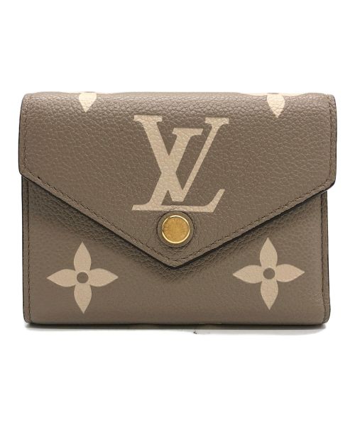 LOUIS VUITTON（ルイ ヴィトン）LOUIS VUITTON (ルイ ヴィトン) ポルトフォイユ･ヴィクトリーヌ ベージュの古着・服飾アイテム