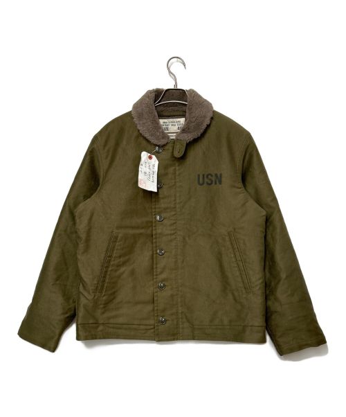 AVIREX（アヴィレックス）AVIREX (アヴィレックス) N-1 DECK JACKET VINTAGE カーキ サイズ:40の古着・服飾アイテム