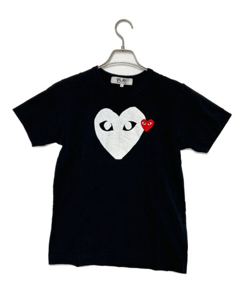 PLAY COMME des GARCONS（プレイ コムデギャルソン）PLAY COMME des GARCONS (プレイ コムデギャルソン) ショートスリーブカットソー ブラック サイズ:SIZE Lの古着・服飾アイテム