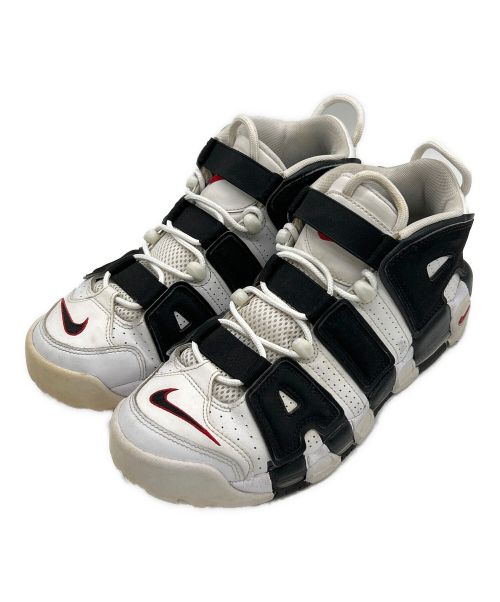 NIKE（ナイキ）NIKE (ナイキ) AIR MORE UP TEMPO（ナイキ エア モア アップテンポ） ホワイト×ブラック サイズ:26.5の古着・服飾アイテム