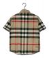 BURBERRY LONDON (バーバリーロンドン) ノバチェックシャツ ベージュ×ブラック サイズ:160cm：3980円