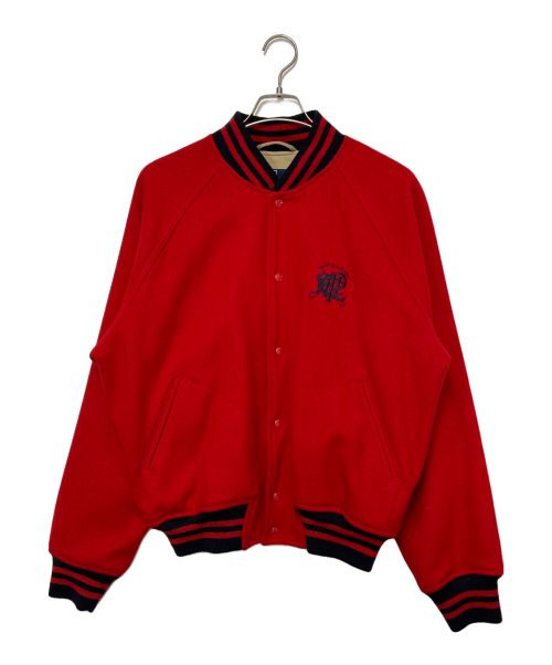 POLO RALPH LAUREN（ポロ・ラルフローレン）POLO RALPH LAUREN (ポロ・ラルフローレン) スタジャン レッド サイズ:SIZE Lの古着・服飾アイテム