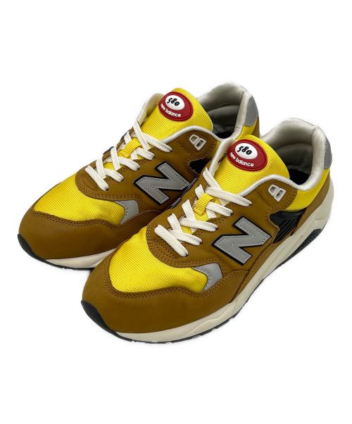 NEW BALANCE（ニューバランス）NEW BALANCE (ニューバランス) クラシックランニングシューズ ブラウン×イエロー サイズ:SIZE 25.5cmの古着・服飾アイテム