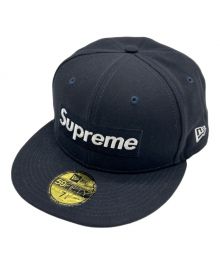 SUPREME×New Era（シュプリーム×ニューエラ）の古着「ボックスロゴキャップ」｜ネイビー